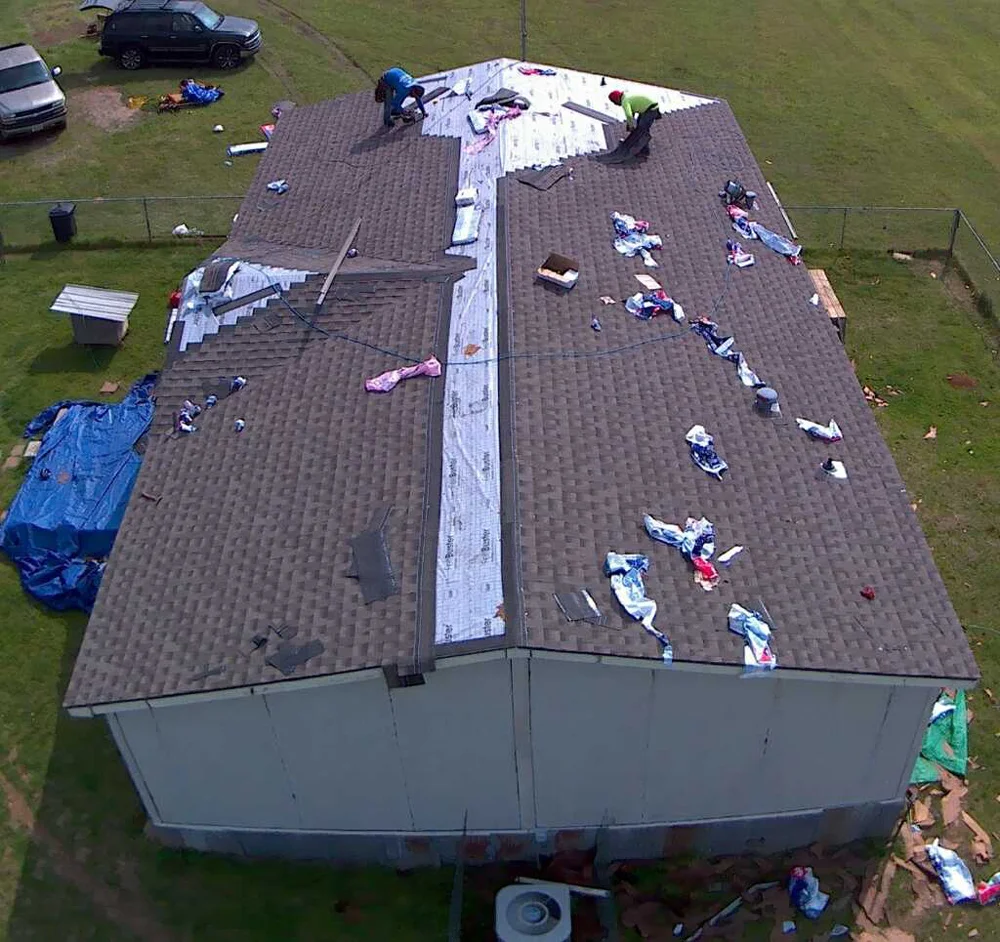 asphalt shingle roof replacement
