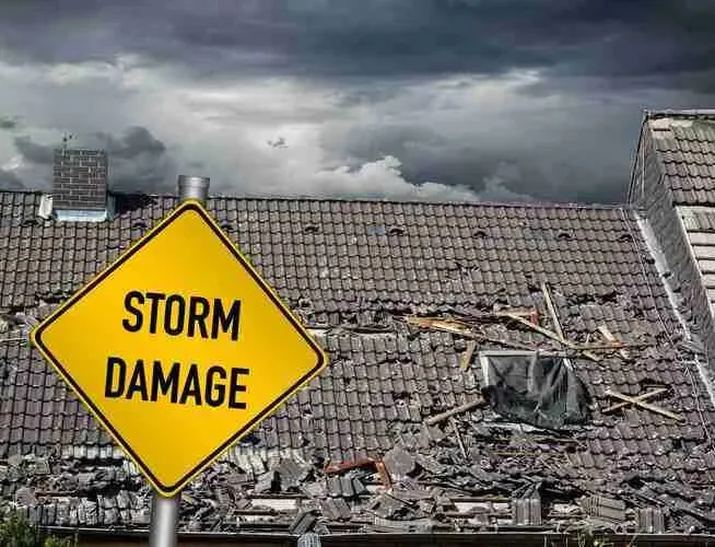 emergency storm damage roof repair