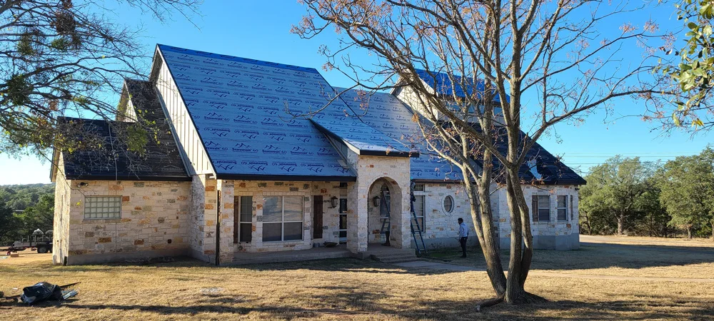 installing metal roof