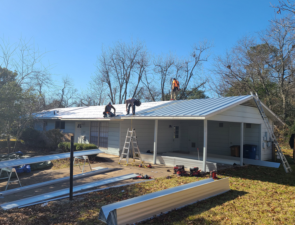 our metal roof process