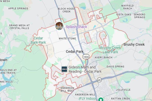 Cedar Park map